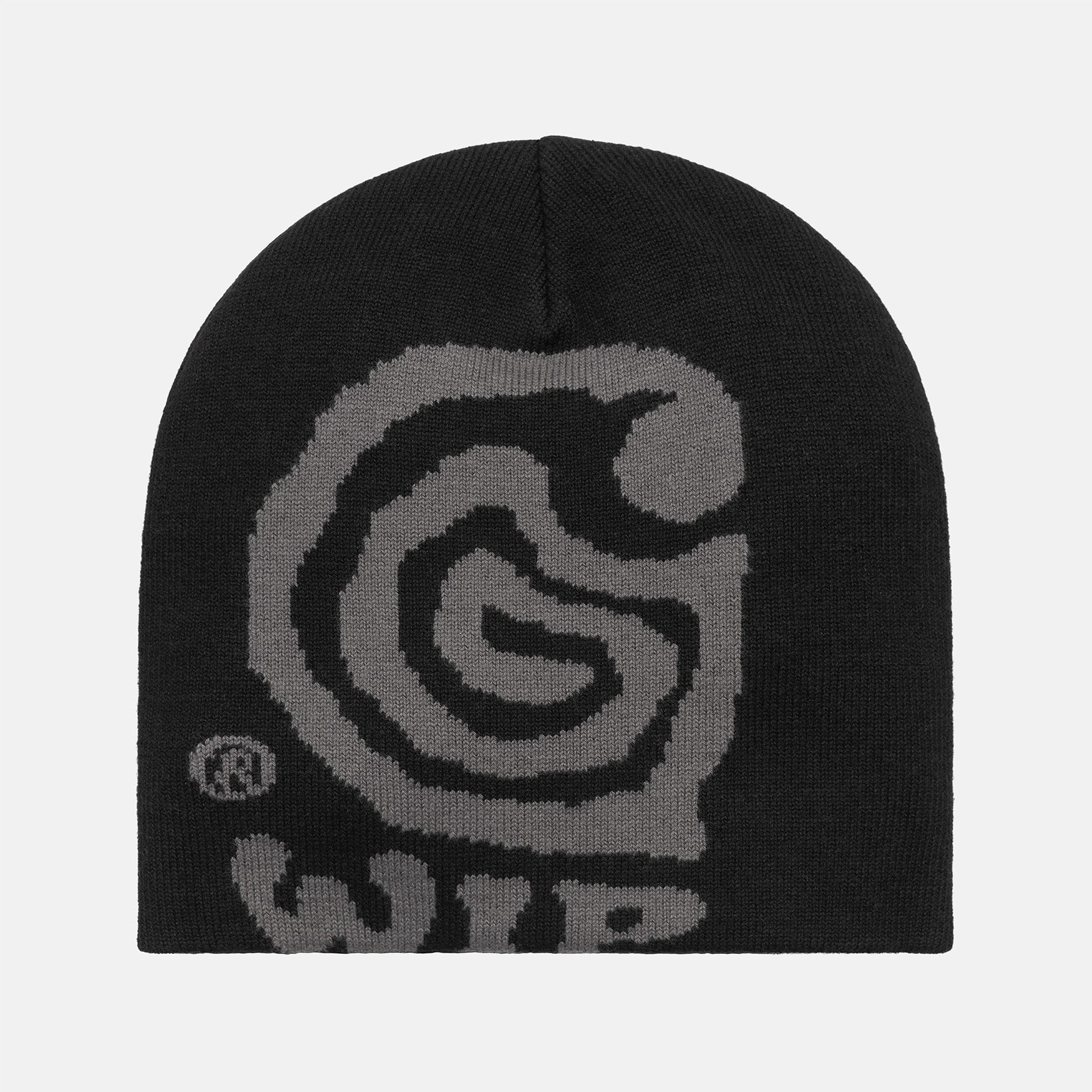 Carhartt WIP Helix Beanie - Black / Porphyry Schwarz Bild 1