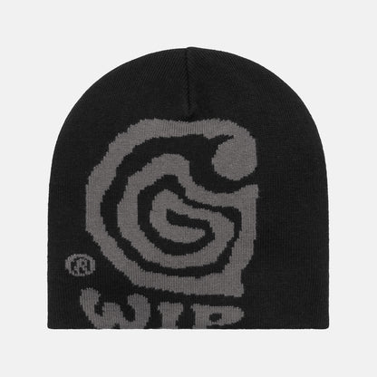 Carhartt WIP Helix Beanie - Black / Porphyry Schwarz Bild 1
