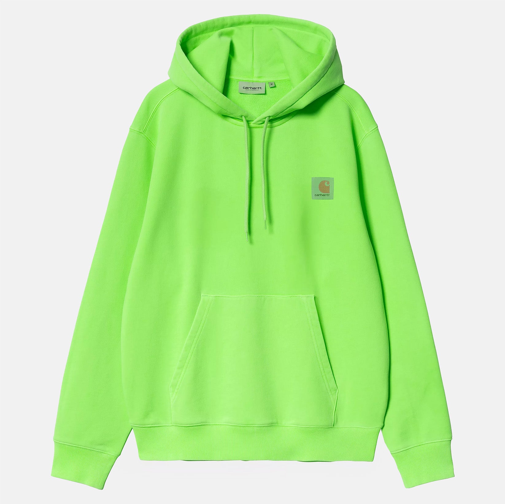 Carhartt WIP Industry Hoodie - Lumo Green / Black Lumo Green / Black Bild 1