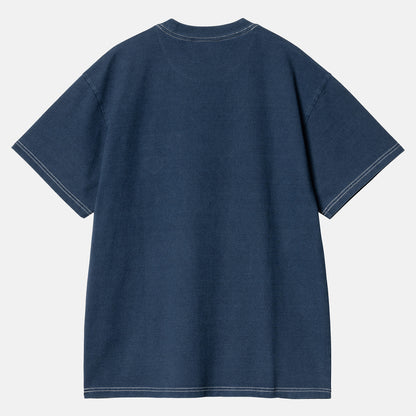 Carhartt WIP Ingo Pocket T-Shirt - Dark Blue Garment Dyed Blau Bild 2
