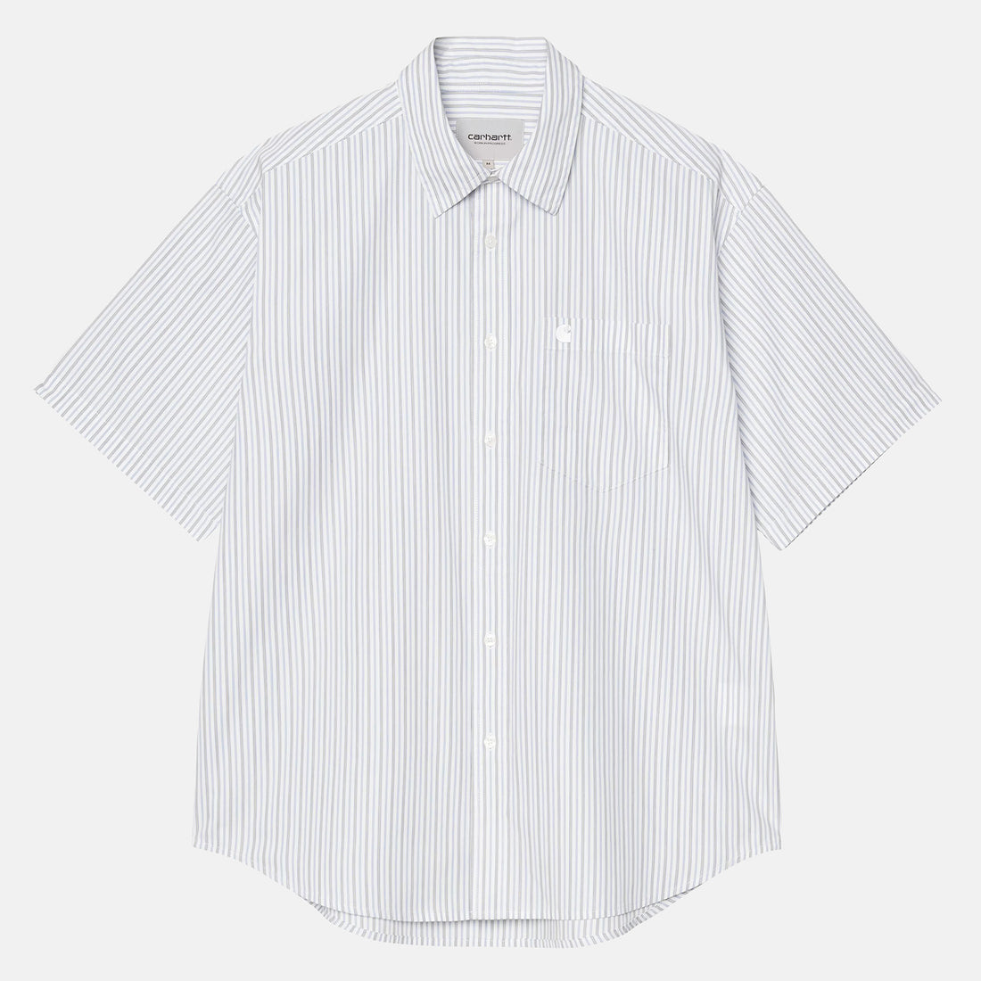 Carhartt WIP Keene Hemd - Strupe / White Weiß Bild 1