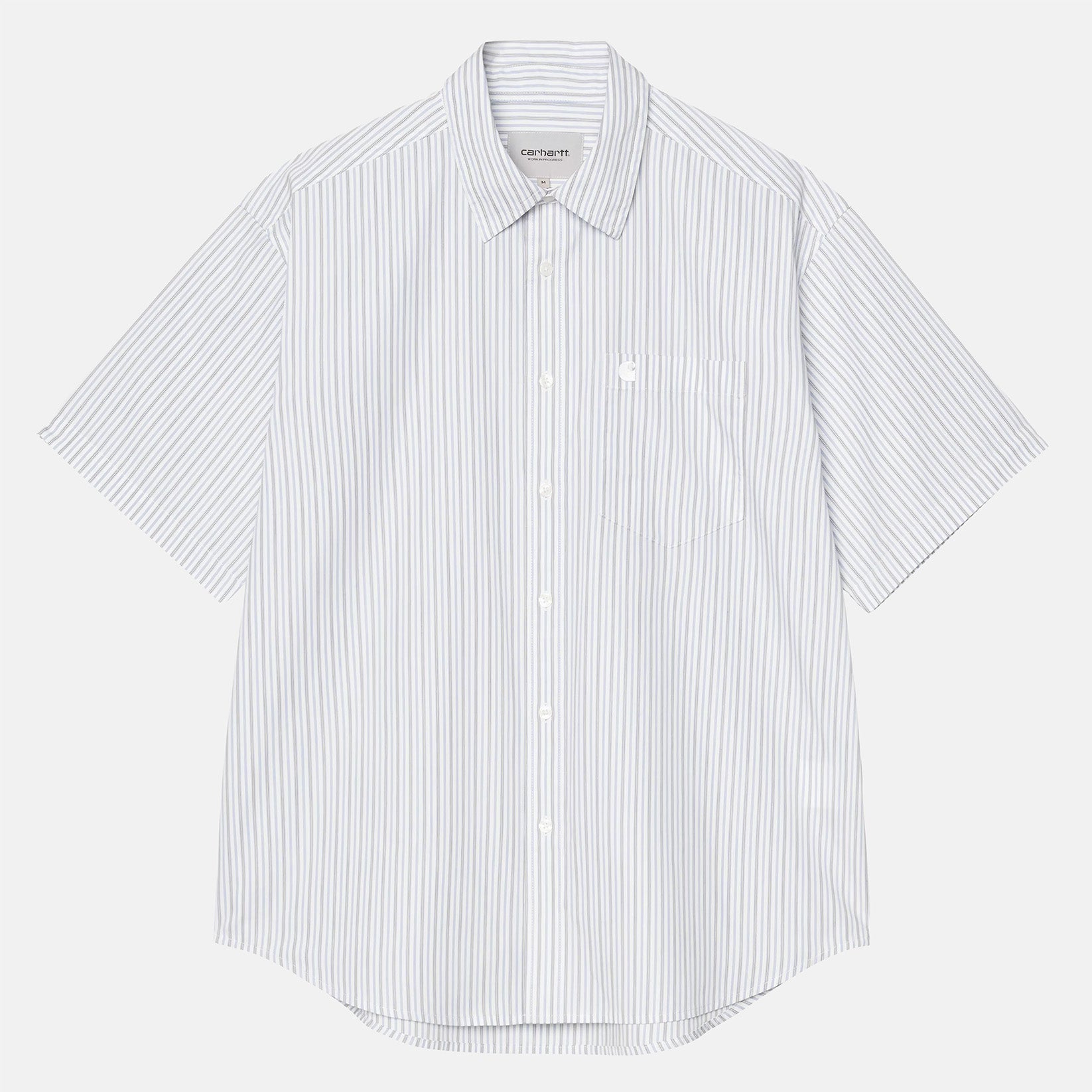 Carhartt WIP Keene Hemd - Strupe / White Weiß Bild 1