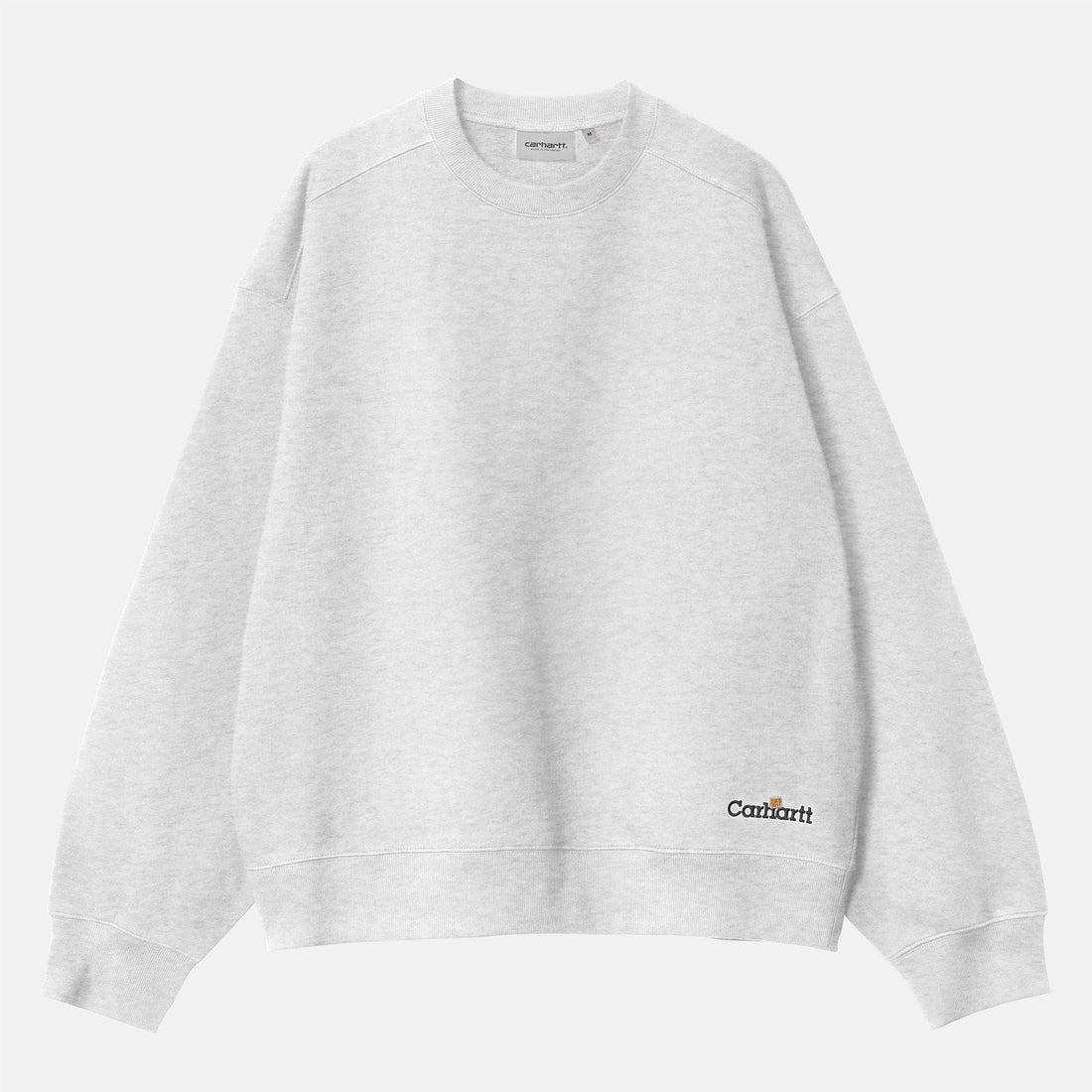 Carhartt WIP Label Script Crewneck - Ash Heather Bild 1