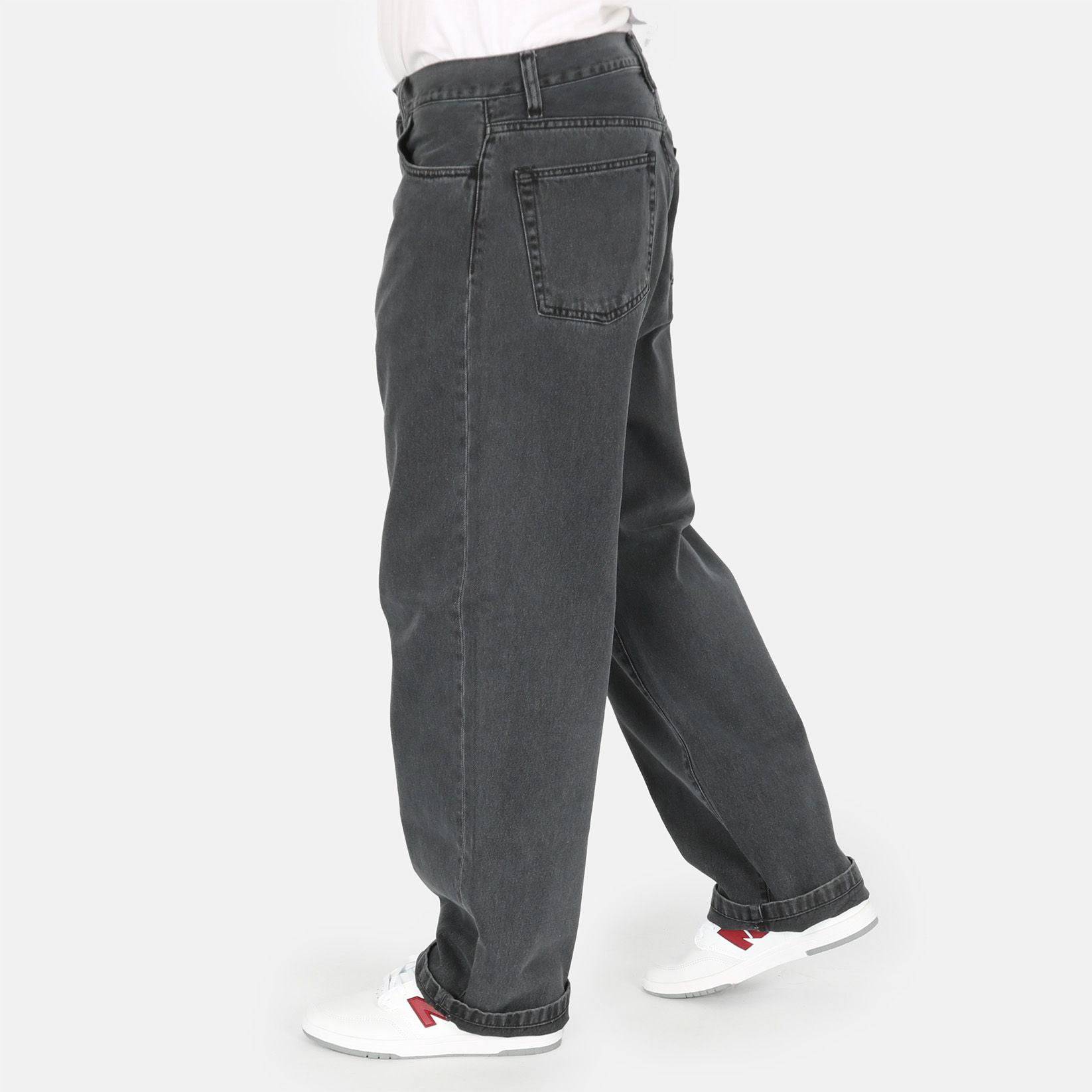 Carhartt WIP Landon Pant - Black Heavy Stone Wash Schwarz Bild 2