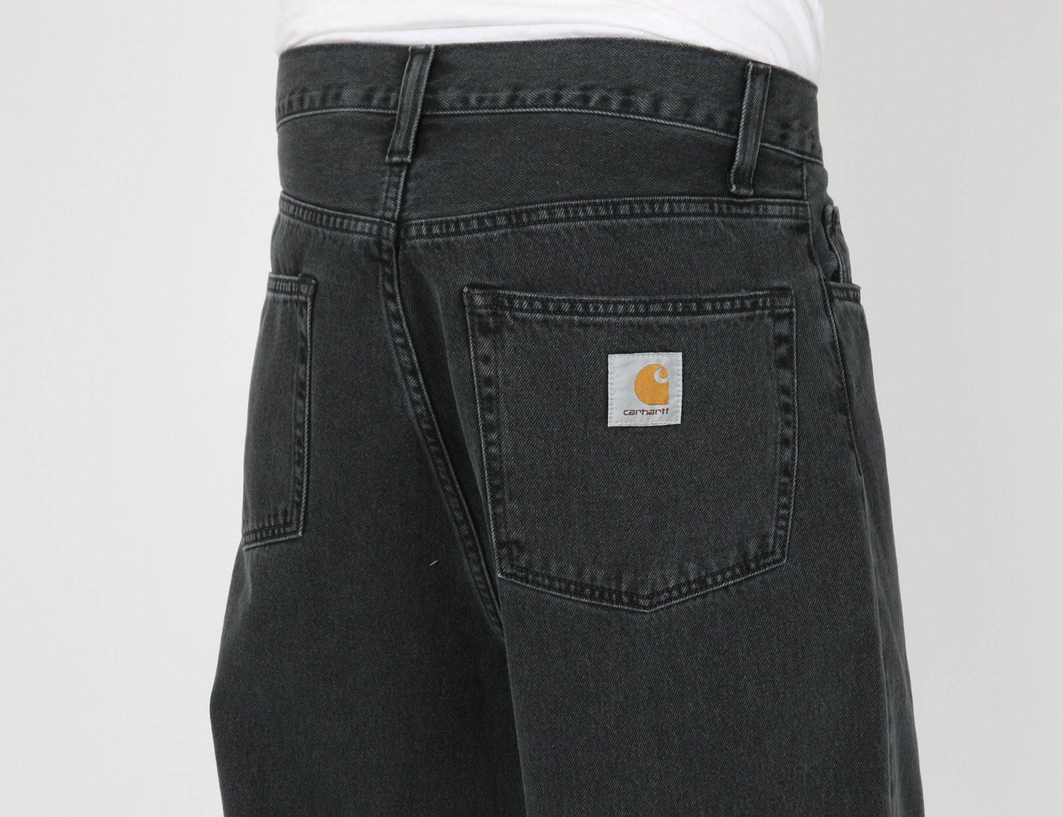 Carhartt WIP Landon Pant - Black Stone Washed Schwarz Bild 5