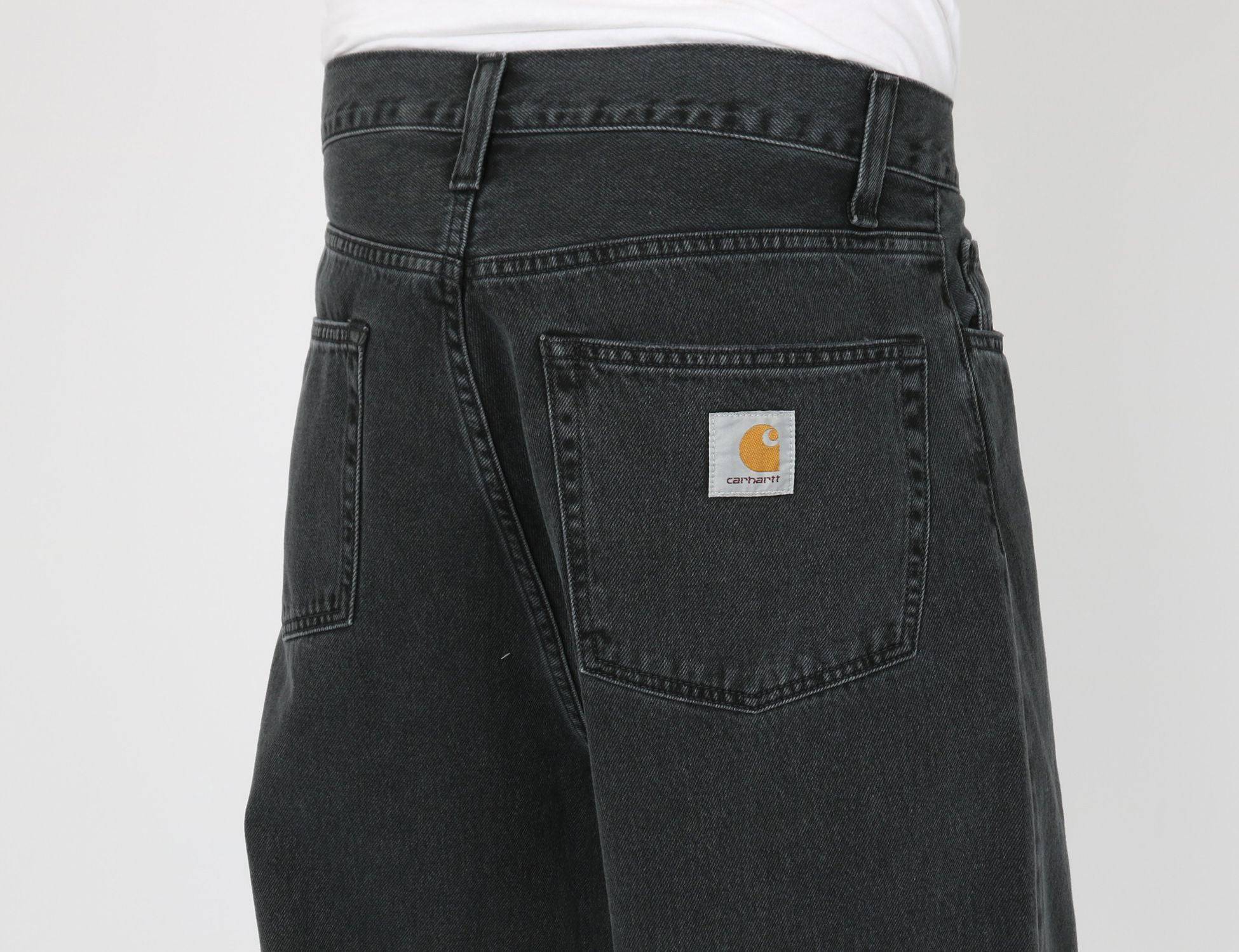 Carhartt WIP Landon Pant - Black Stone Washed Schwarz Bild 5
