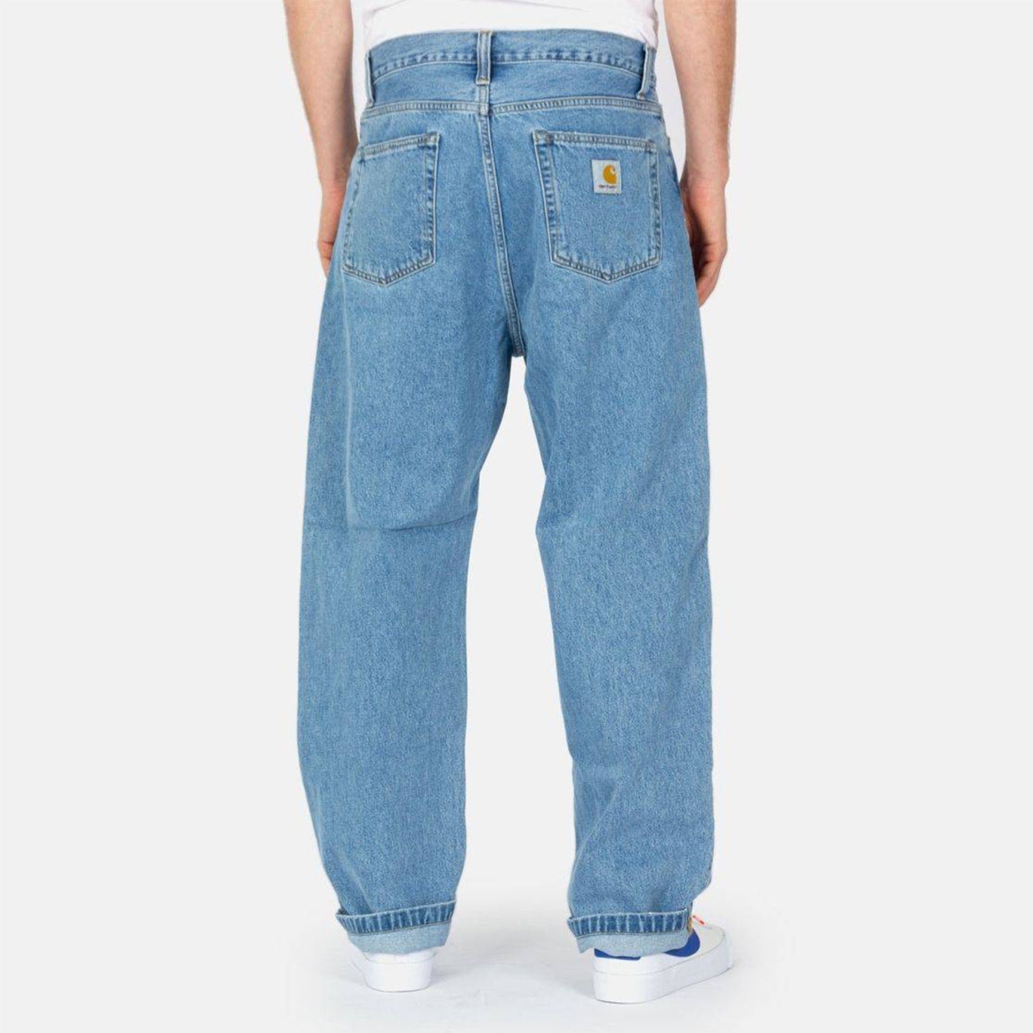 Carhartt WIP Landon Pant - Blue Heavy Stone Washed Blau Bild 3