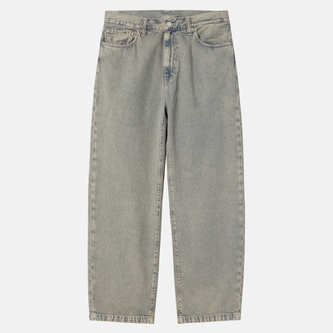 Carhartt WIP Landon Pant - Blue / Leather Garment Dyed Grau Bild 2