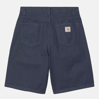 Carhartt WIP Landon Short - Dusky Blue Garment Dyed Blau Bild 2