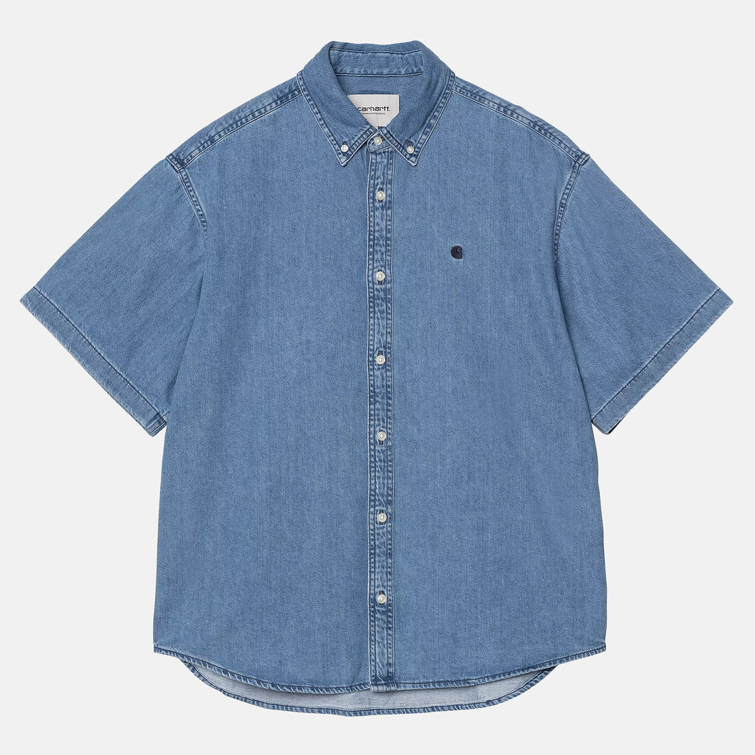 Carhartt WIP Lucas Hemd - Blue Stone Washed Blau Bild 1