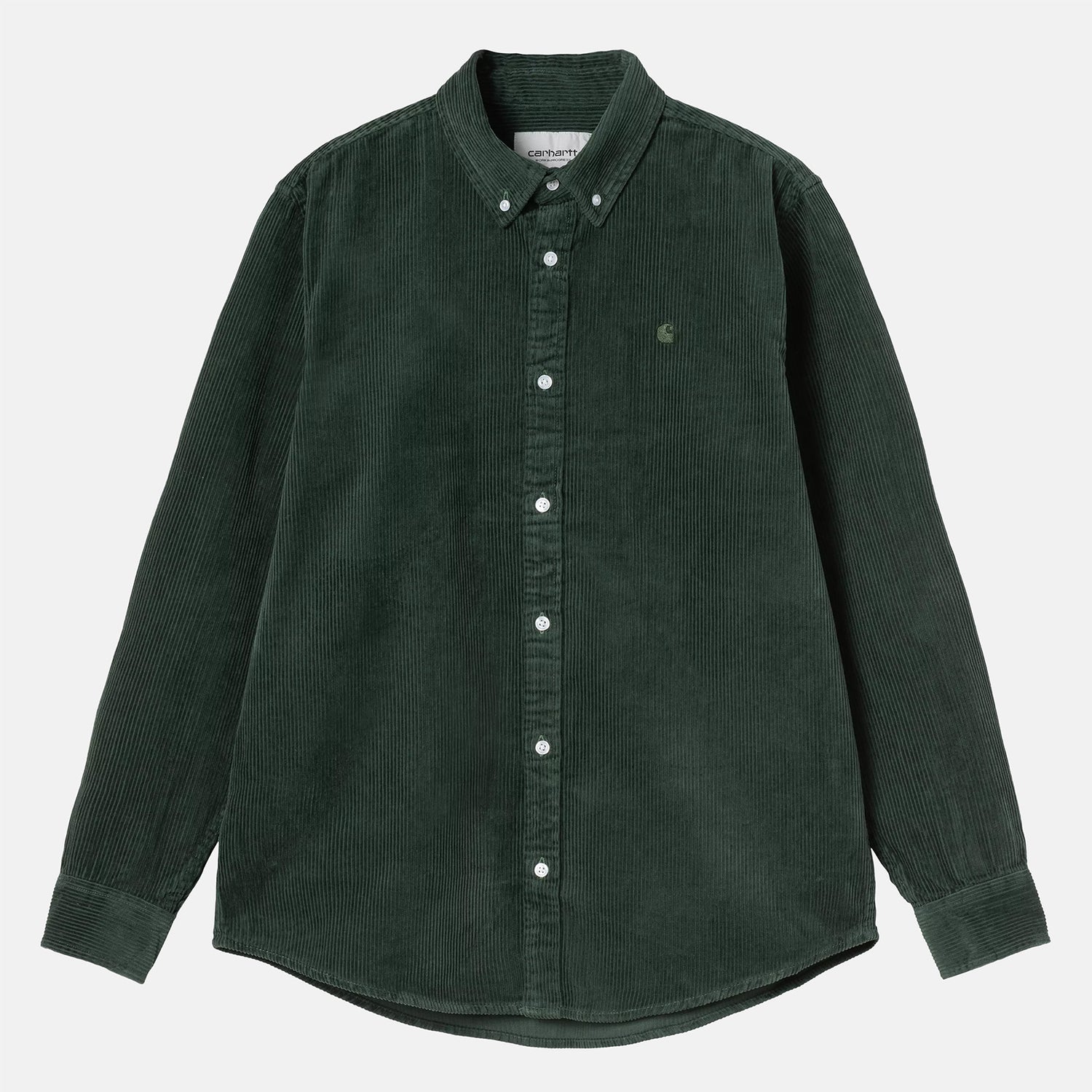 Carhartt WIP Madison Cord Hemd - Sycamore Tree Grün Bild 1