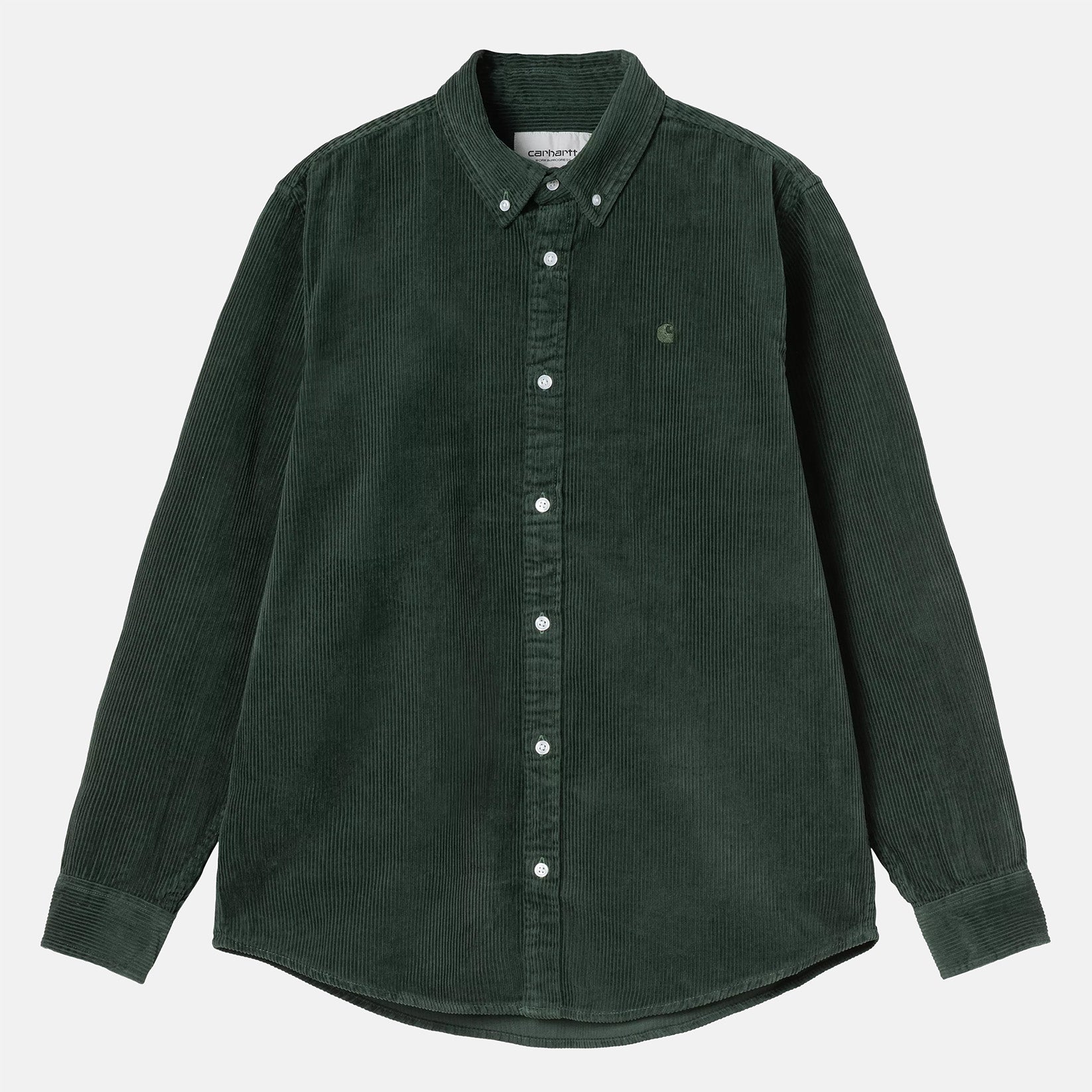 Carhartt WIP Madison Cord Hemd - Sycamore Tree Grün Bild 1