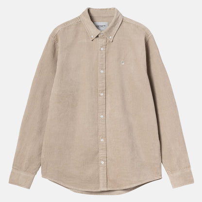 Carhartt WIP Madison Cord Hemd - Wall Braun Bild 1