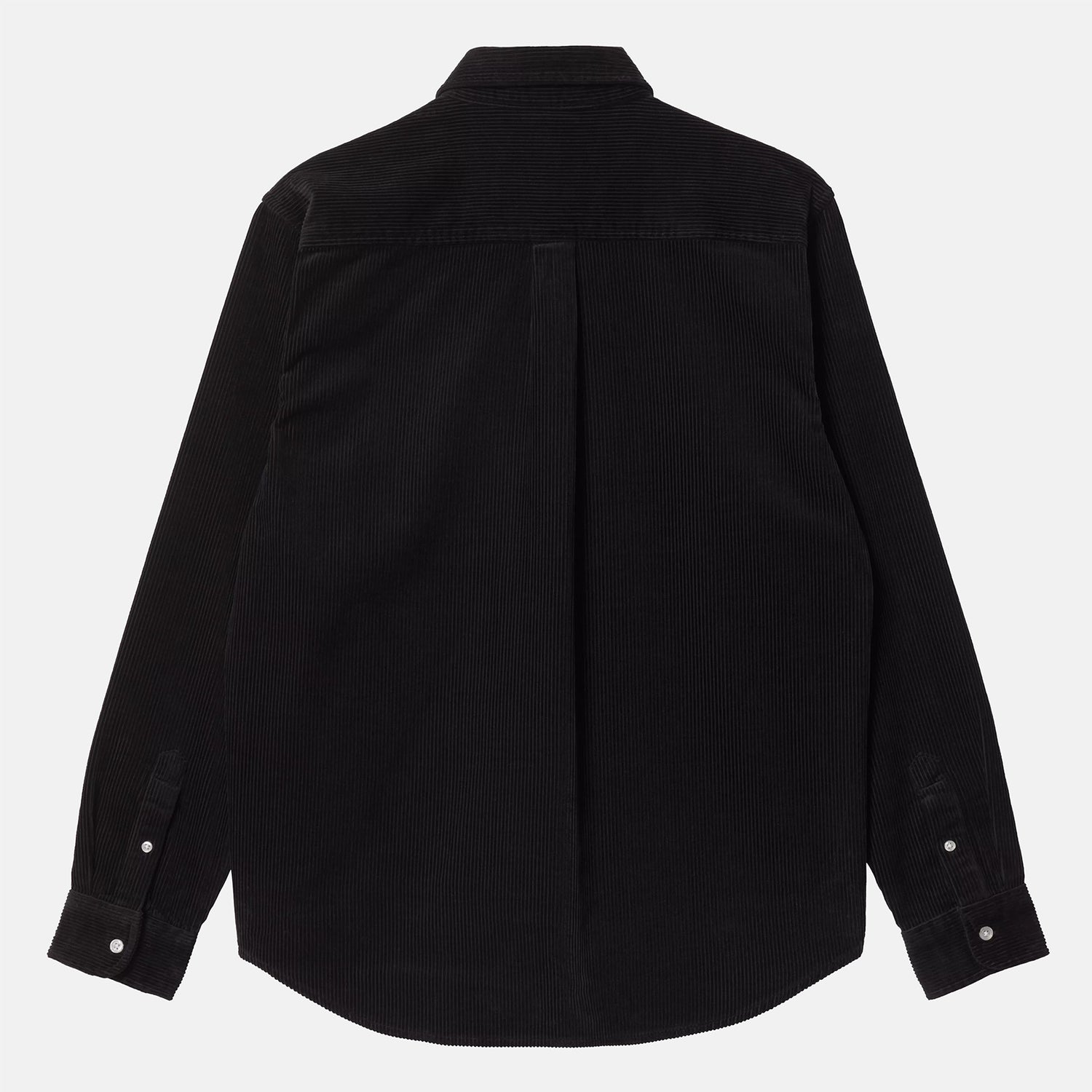 Carhartt WIP Madison Fine Cord Hemd - Black / Wax Schwarz Bild 2
