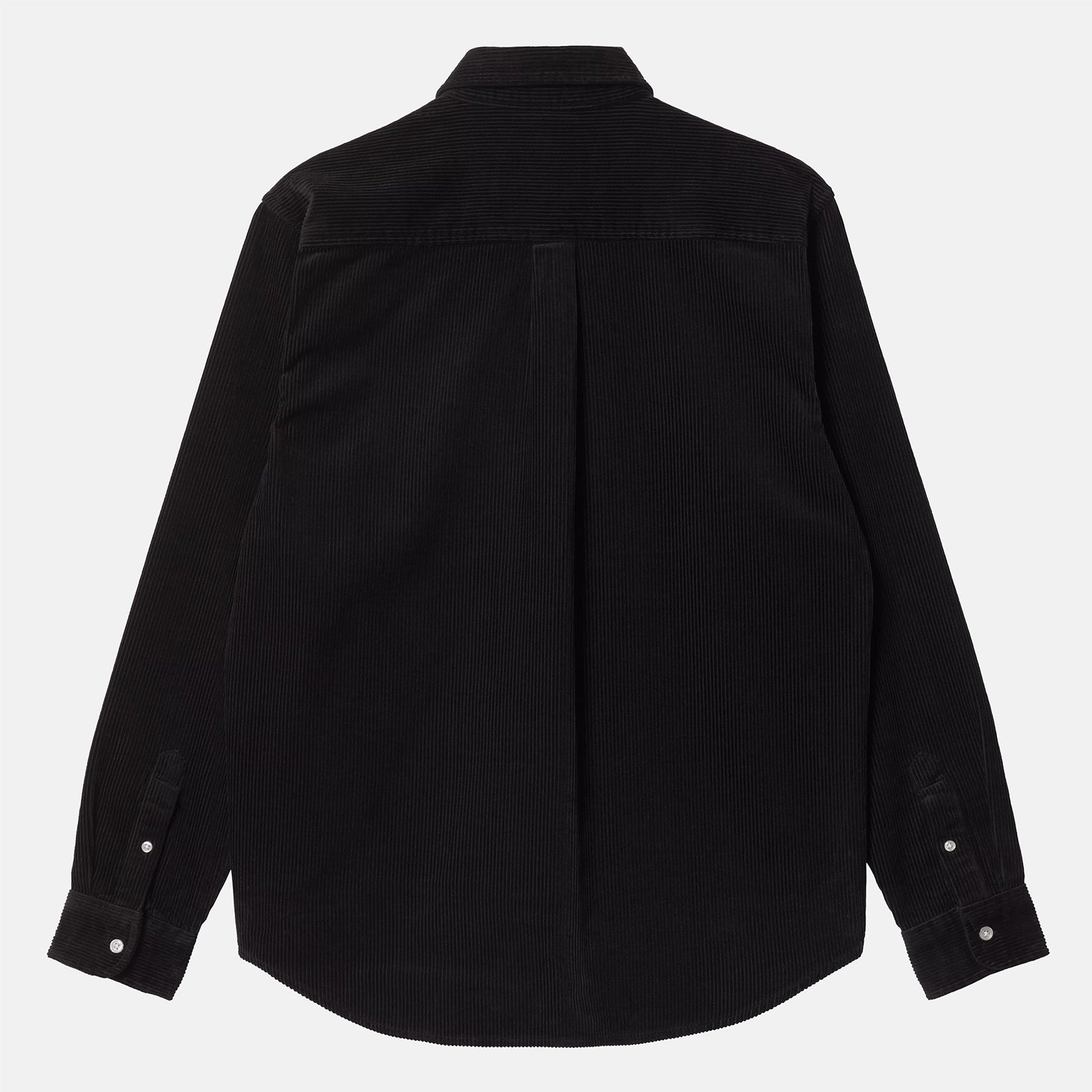 Carhartt WIP Madison Fine Cord Hemd - Black / Wax Schwarz Bild 2