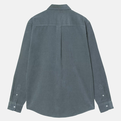 Carhartt WIP Madison Fine Cord Hemd - Cozy Blue Blau Bild 2
