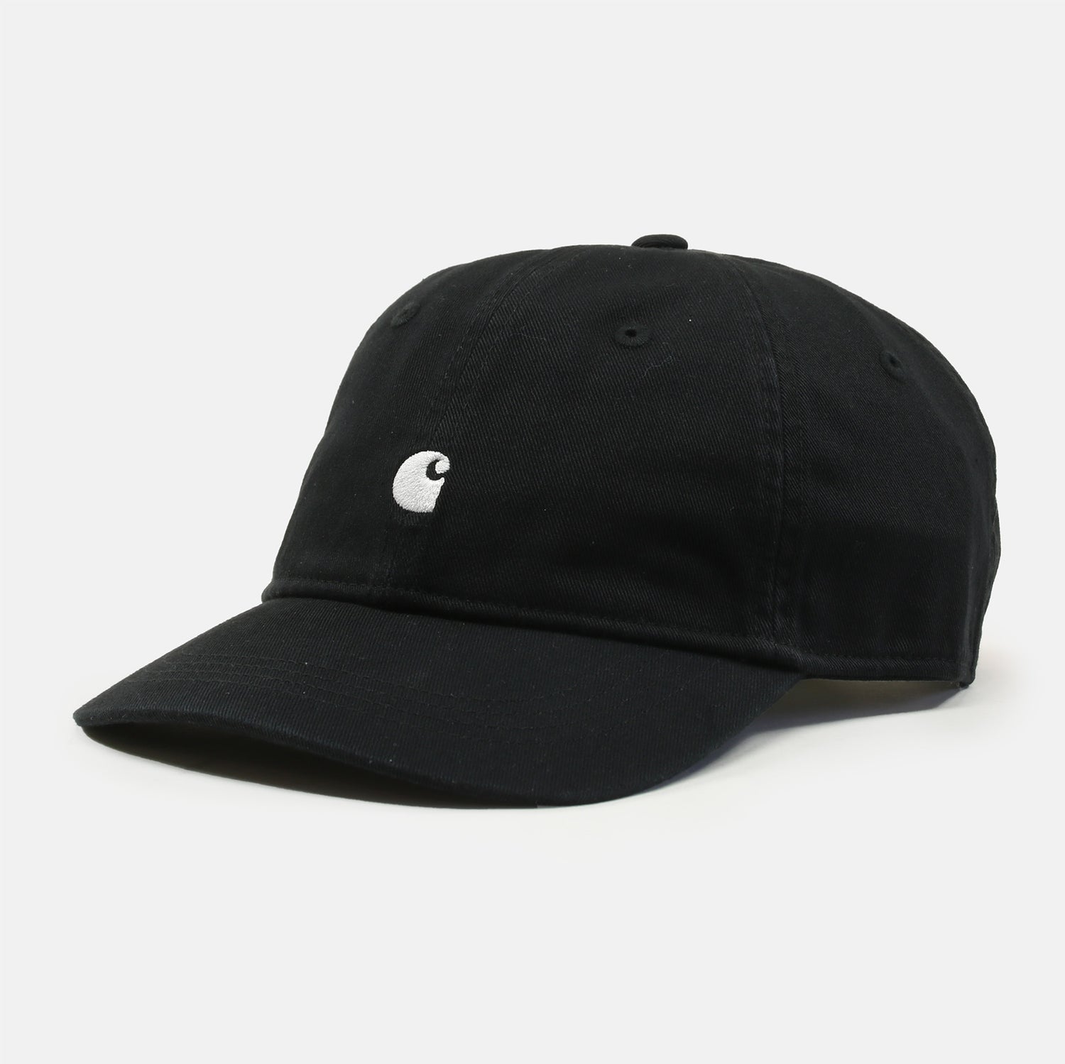 Carhartt WIP Madison Logo Cap - Black / White Schwarz Bild 1