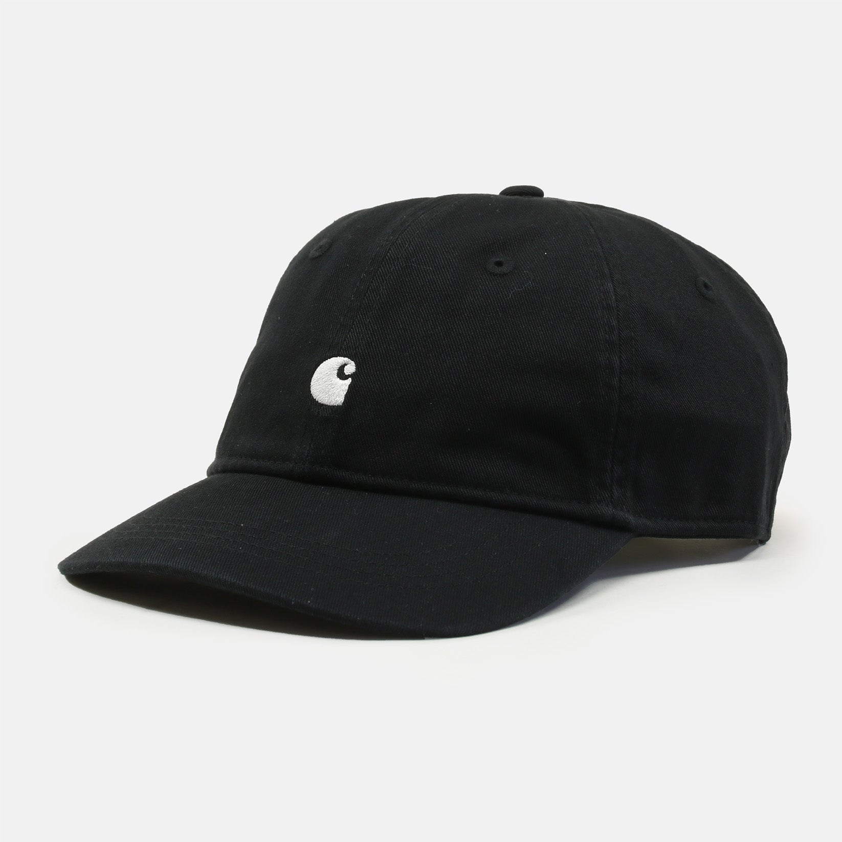 Carhartt WIP Madison Logo Cap - Black / White Schwarz Bild 1