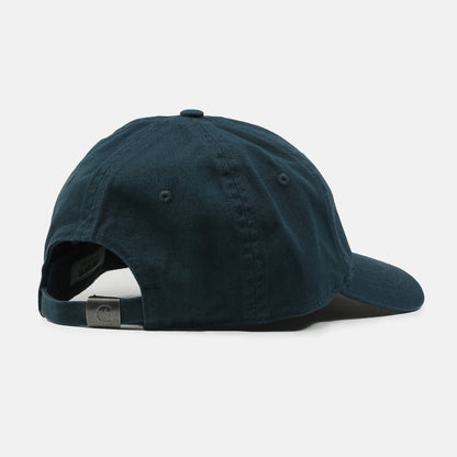 Carhartt WIP Madison Logo Cap - Deep Lagoon / White Grün Bild 3