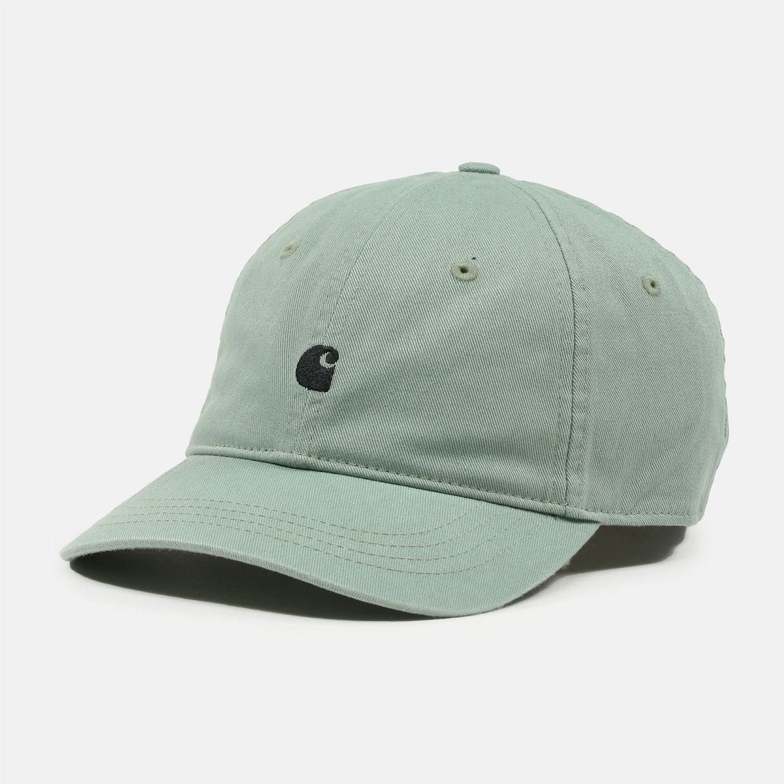 Carhartt WIP Madison Logo Cap - Frosted Green / Black Bild 1