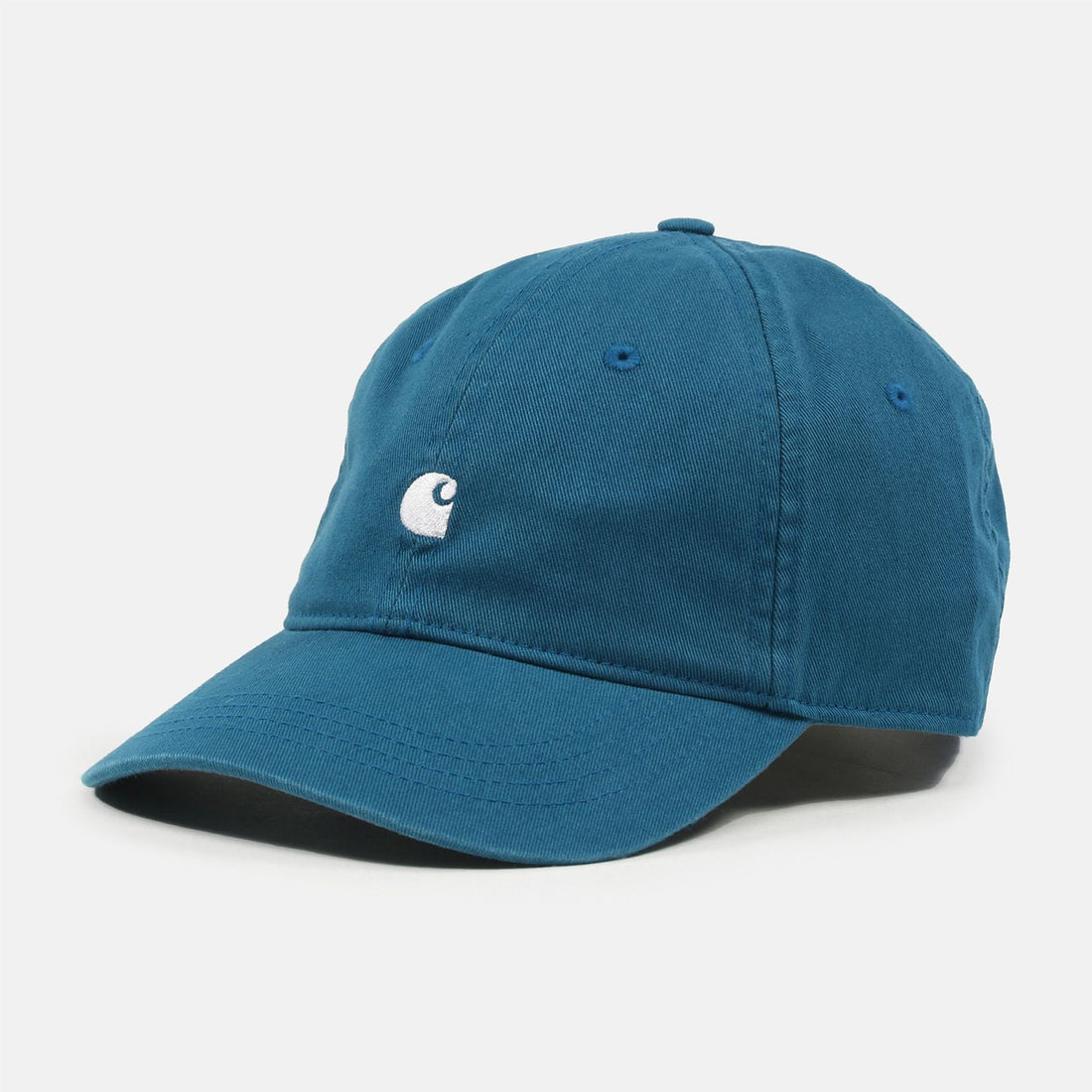 Carhartt WIP Madison Logo Cap - Malachite / White Bild 1