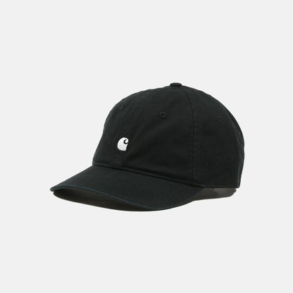Carhartt WIP Madison Logo Dad Cap - Black / White Bild 1