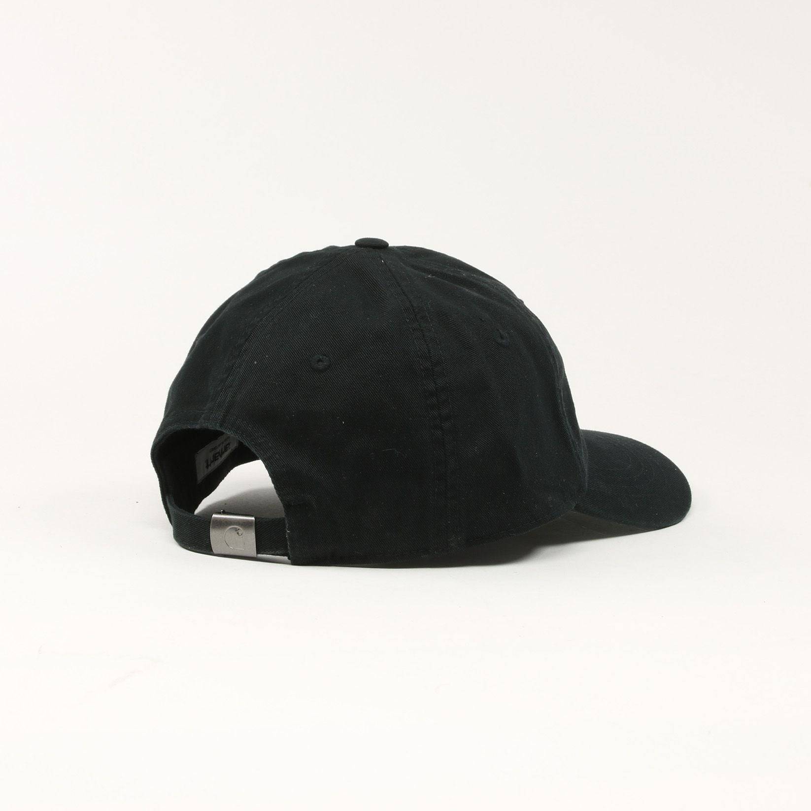 Carhartt WIP Madison Logo Dad Cap - Black / White Bild 3