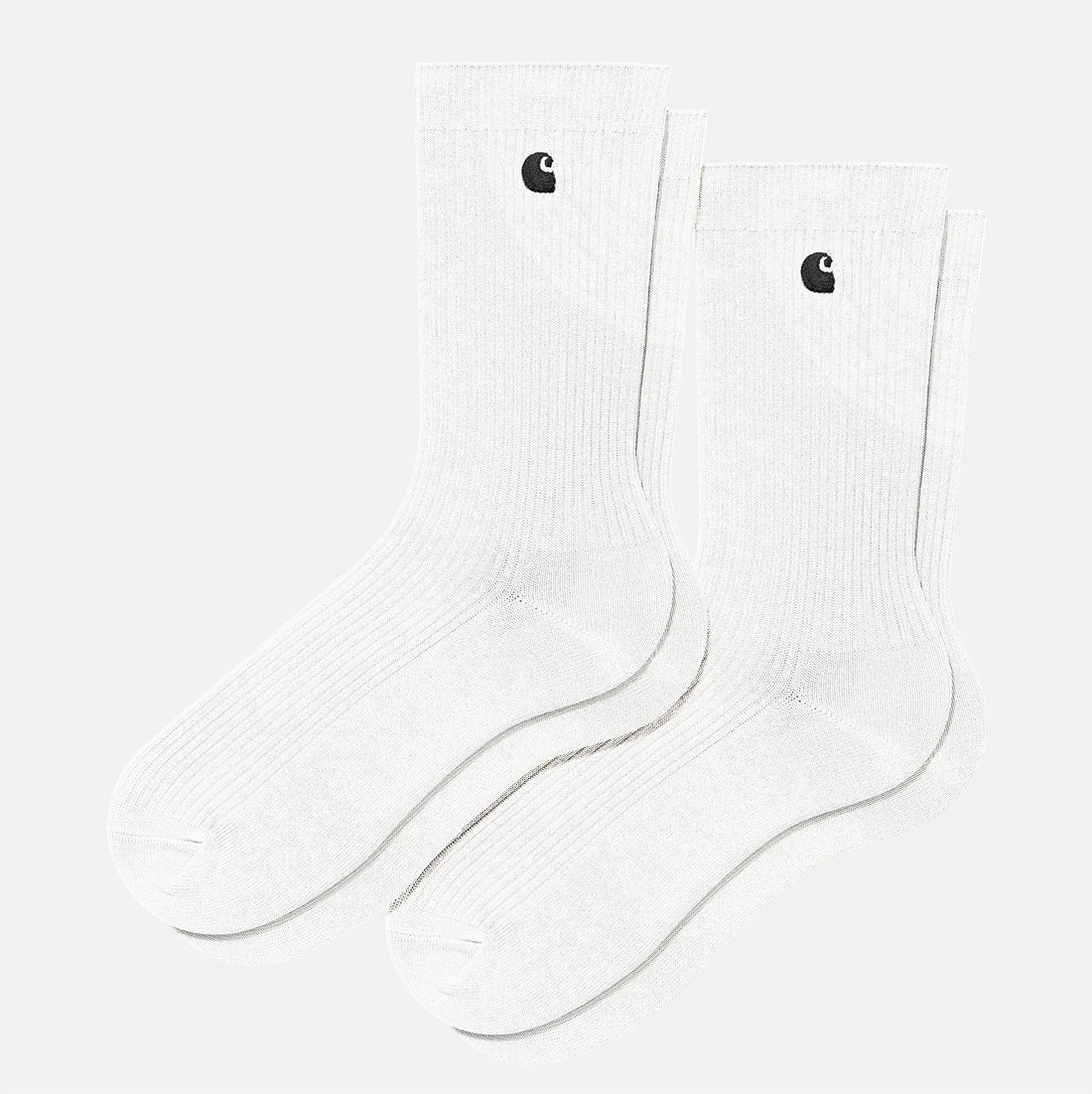 Carhartt WIP Madison Socks - White / Black Weiß Bild 1