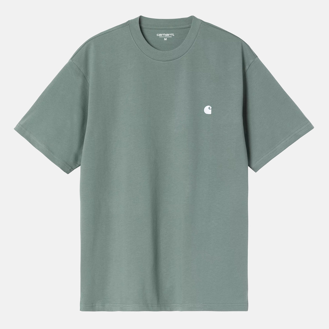 Carhartt WIP Madison T-Shirt - Shady Green / White Grün Bild 1