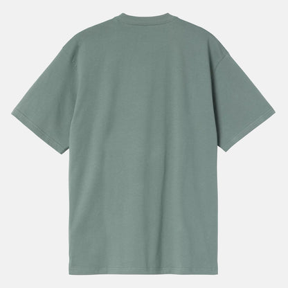 Carhartt WIP Madison T-Shirt - Shady Green / White Grün Bild 2