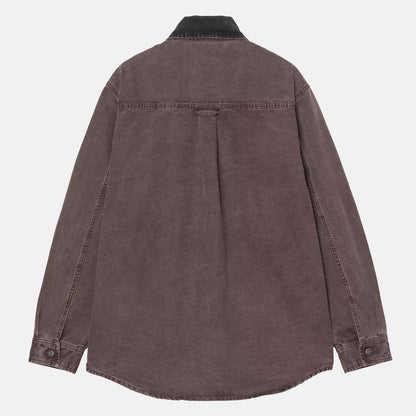 Carhartt WIP Mitch Hemd - Palisander / Black Braun Bild 2