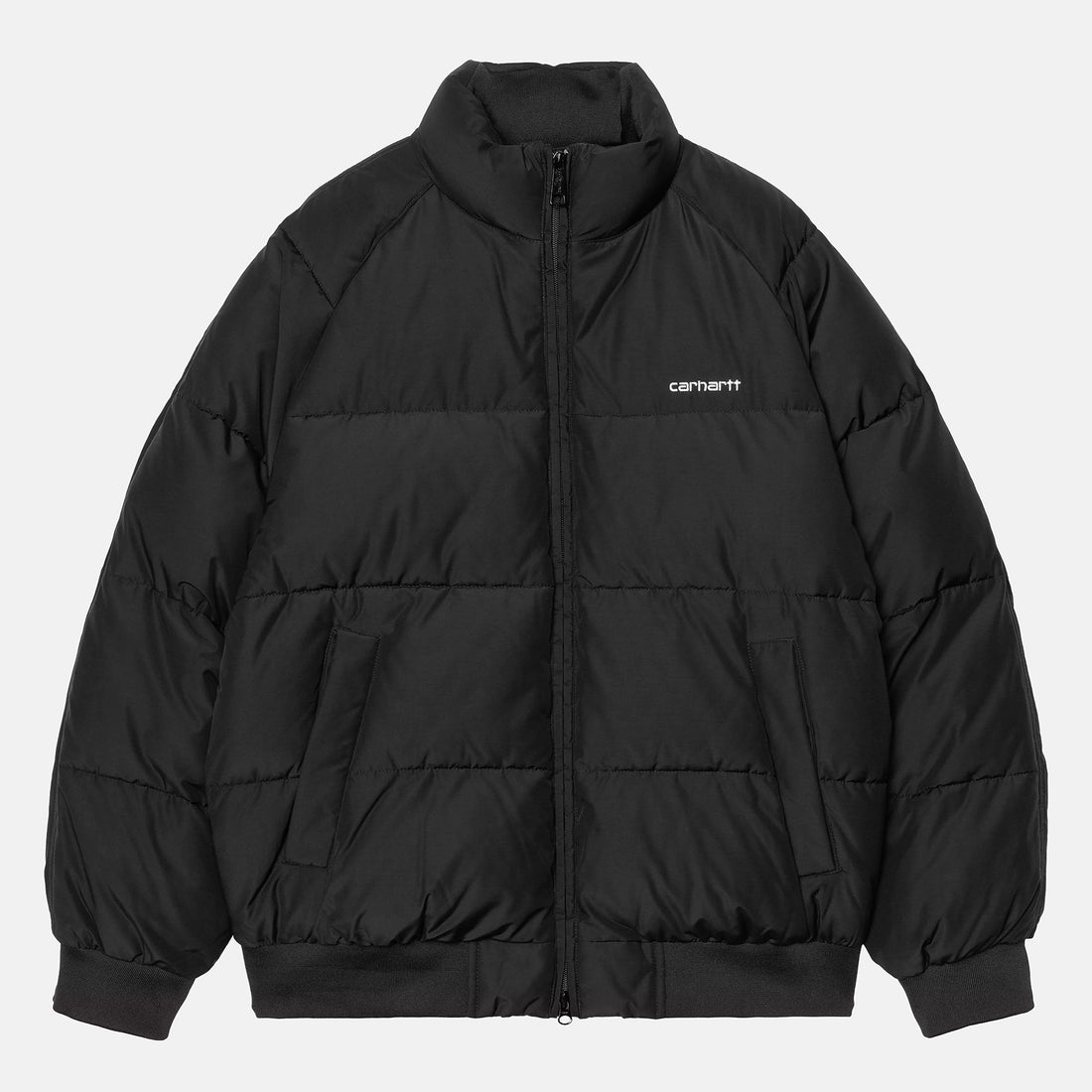 Carhartt WIP Nebraska Jacke - Black / White Schwarz Bild 1