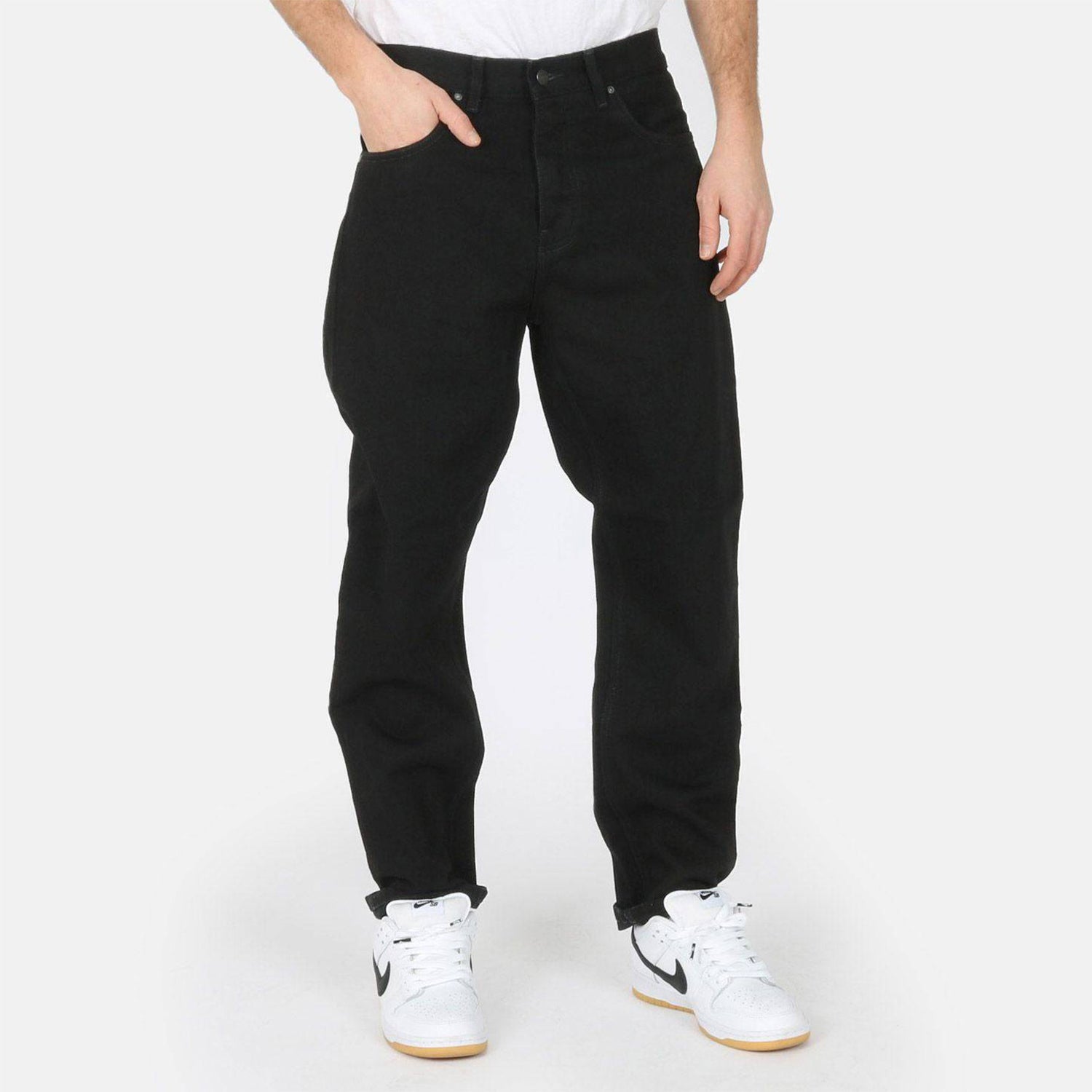 Carhartt WIP Newel Pant - Black One Wash Schwarz Bild 1