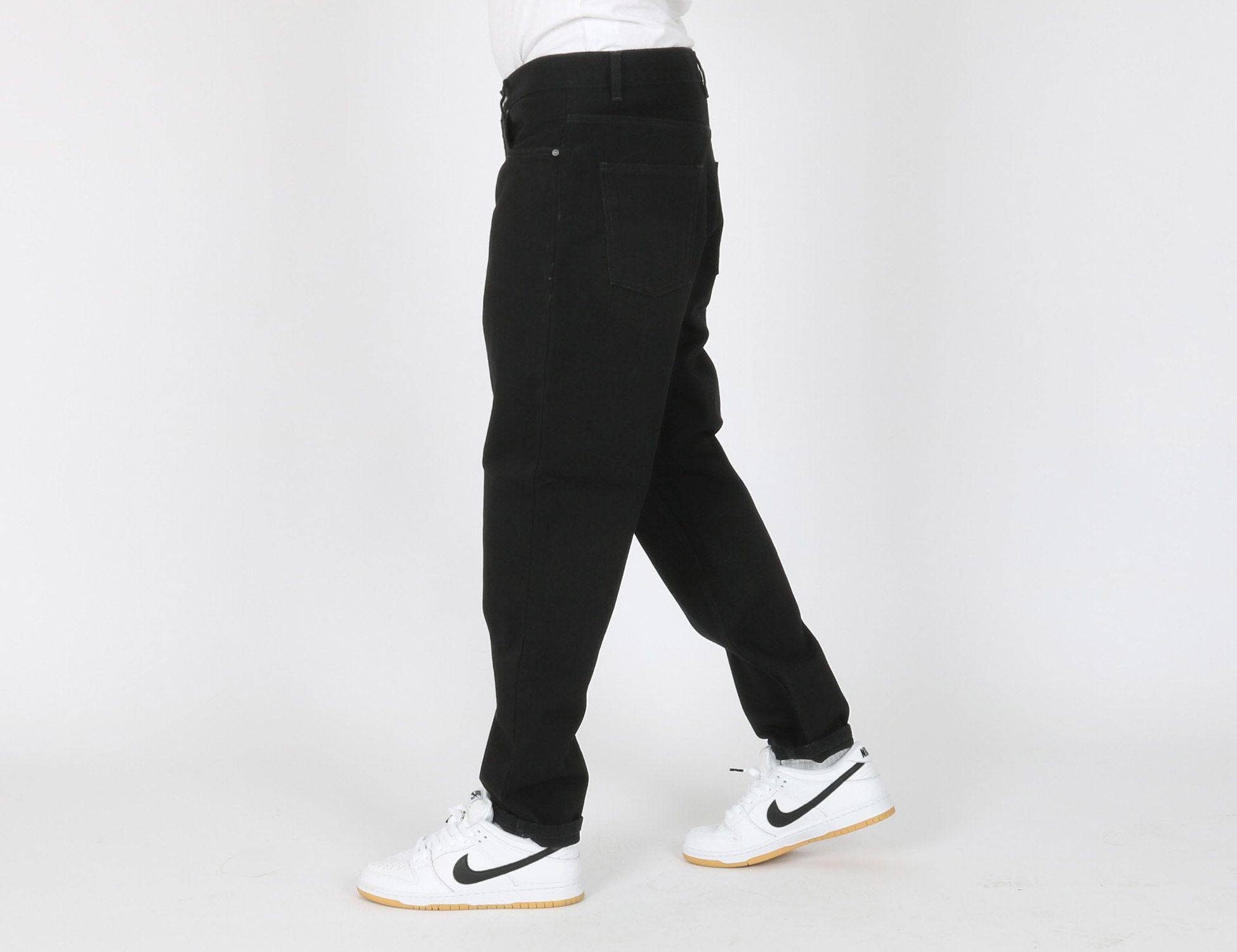 Carhartt WIP Newel Pant - Black One Wash Schwarz Bild 2