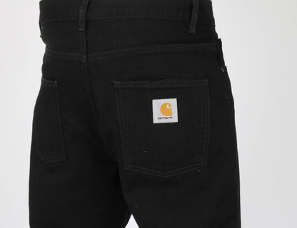 Carhartt WIP Newel Pant - Black One Wash Schwarz Bild 4