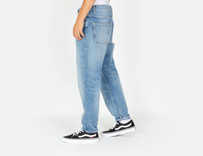 Carhartt WIP Newel Pant - Blue Light Used Wash Blau Bild 2