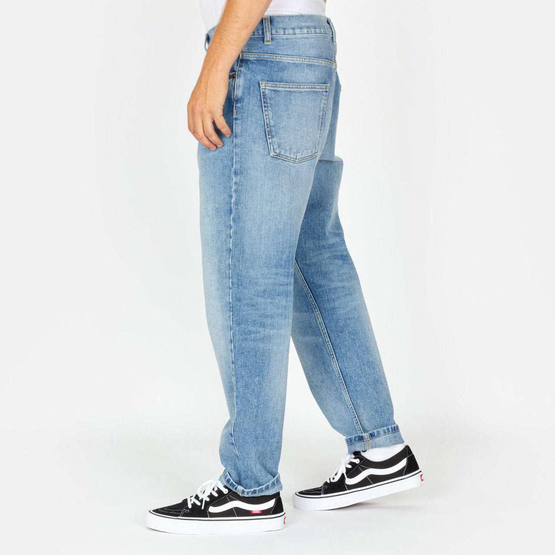 Carhartt WIP Newel Pant - Blue Light Used Wash Blau Bild 2