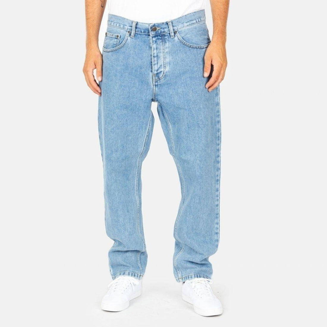 Carhartt WIP Newel Pant - Blue Stone Bleached Blau Bild 1