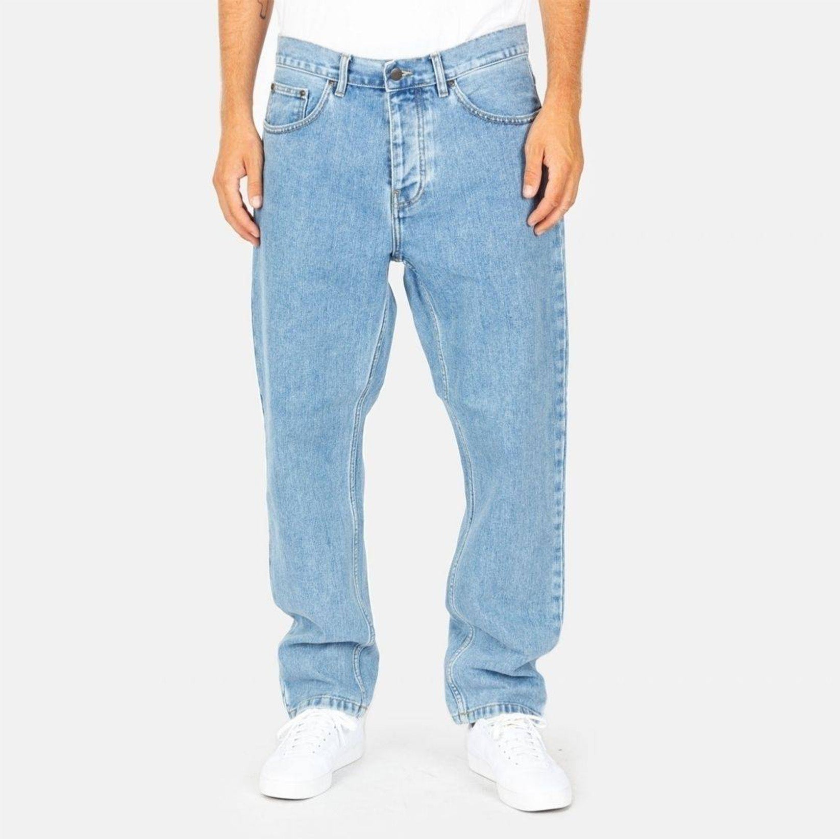 Carhartt WIP Newel Pant - Blue Stone Bleached Blau Bild 1