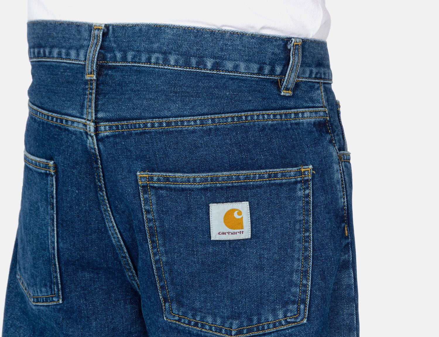 Carhartt WIP Newel Pant - Blue Stoned Washed Blau Bild 3