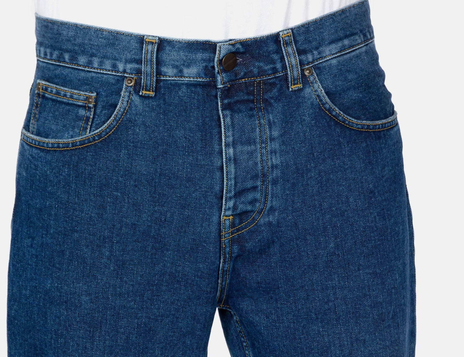 Carhartt WIP Newel Pant - Blue Stoned Washed Blau Bild 5