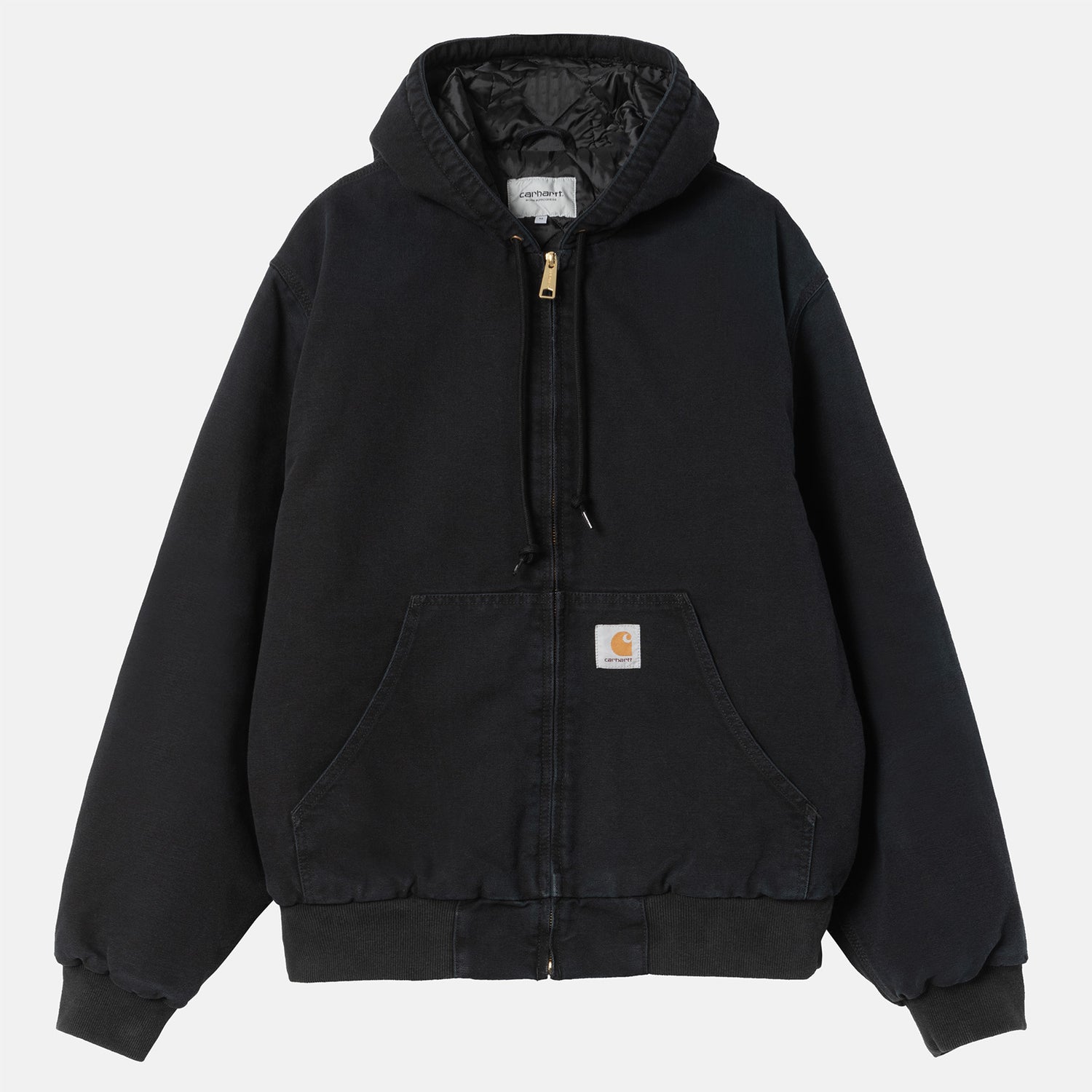 Carhartt WIP OG Active Winter Jacket - Black Stone Canvas Schwarz Bild 1