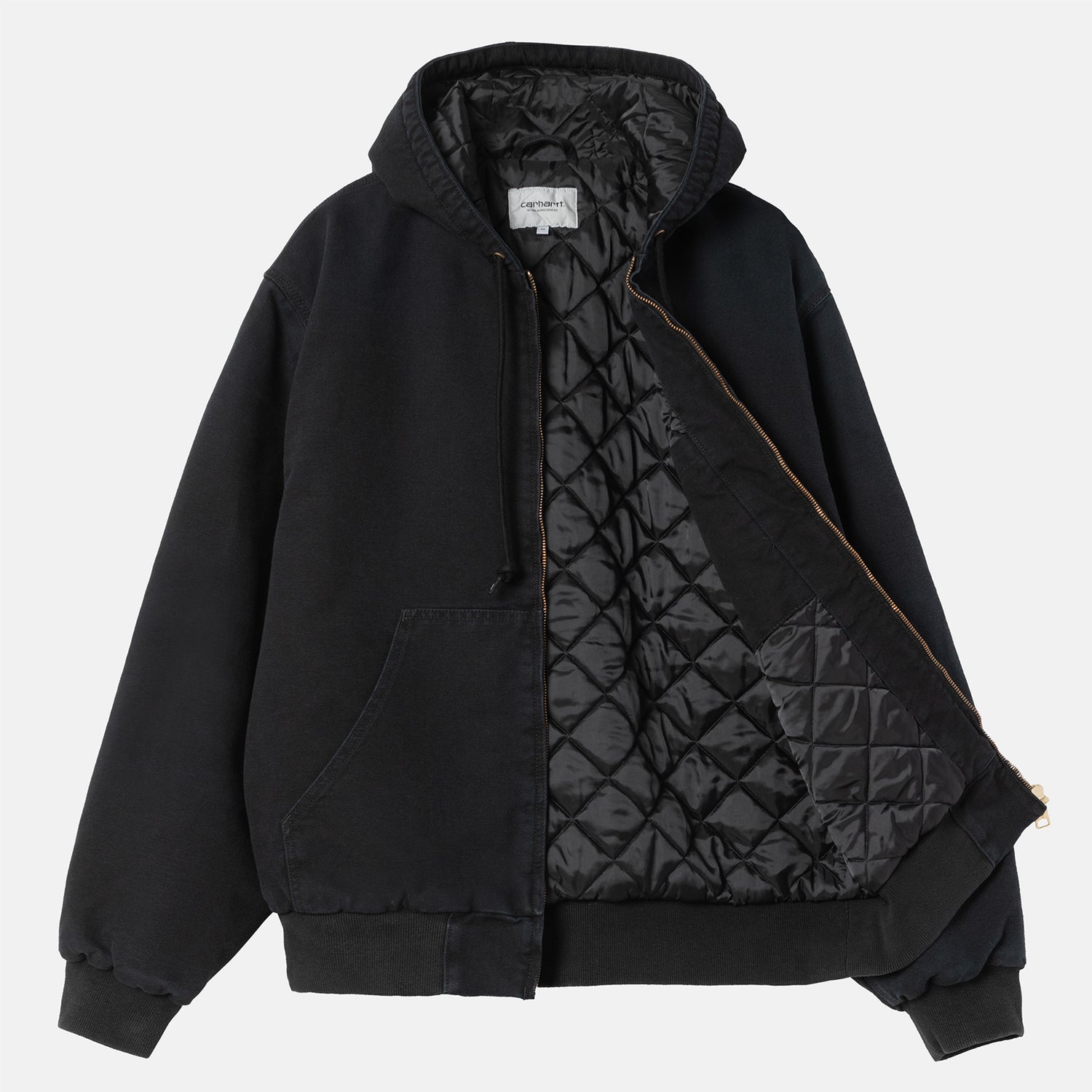 Carhartt WIP OG Active Winter Jacket - Black Stone Canvas Schwarz Bild 3