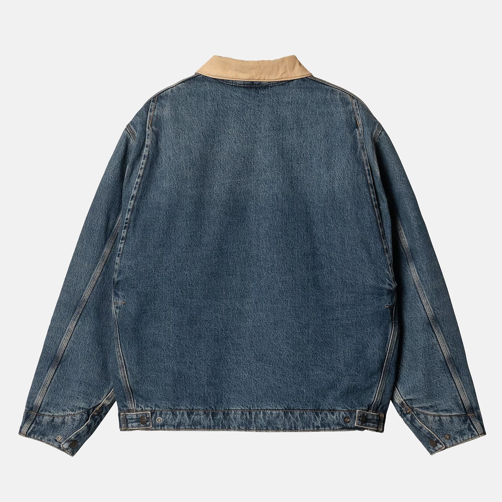 Carhartt WIP OG Detroit Jacke - Blue / Dusty H Brown Blau Bild 2
