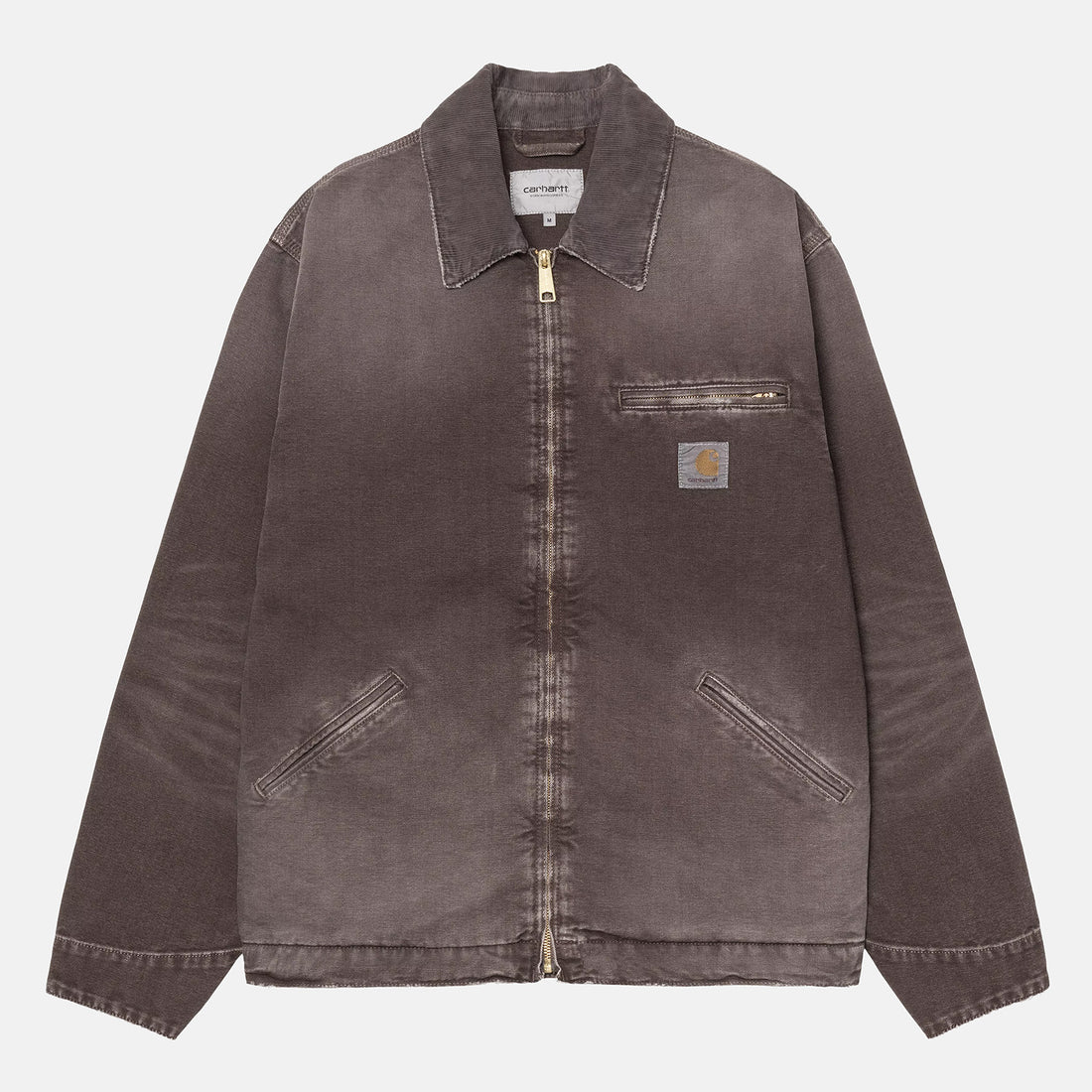 Carhartt WIP OG Detroit Jacke - Tobacco Destroy Wash Braun Bild 1