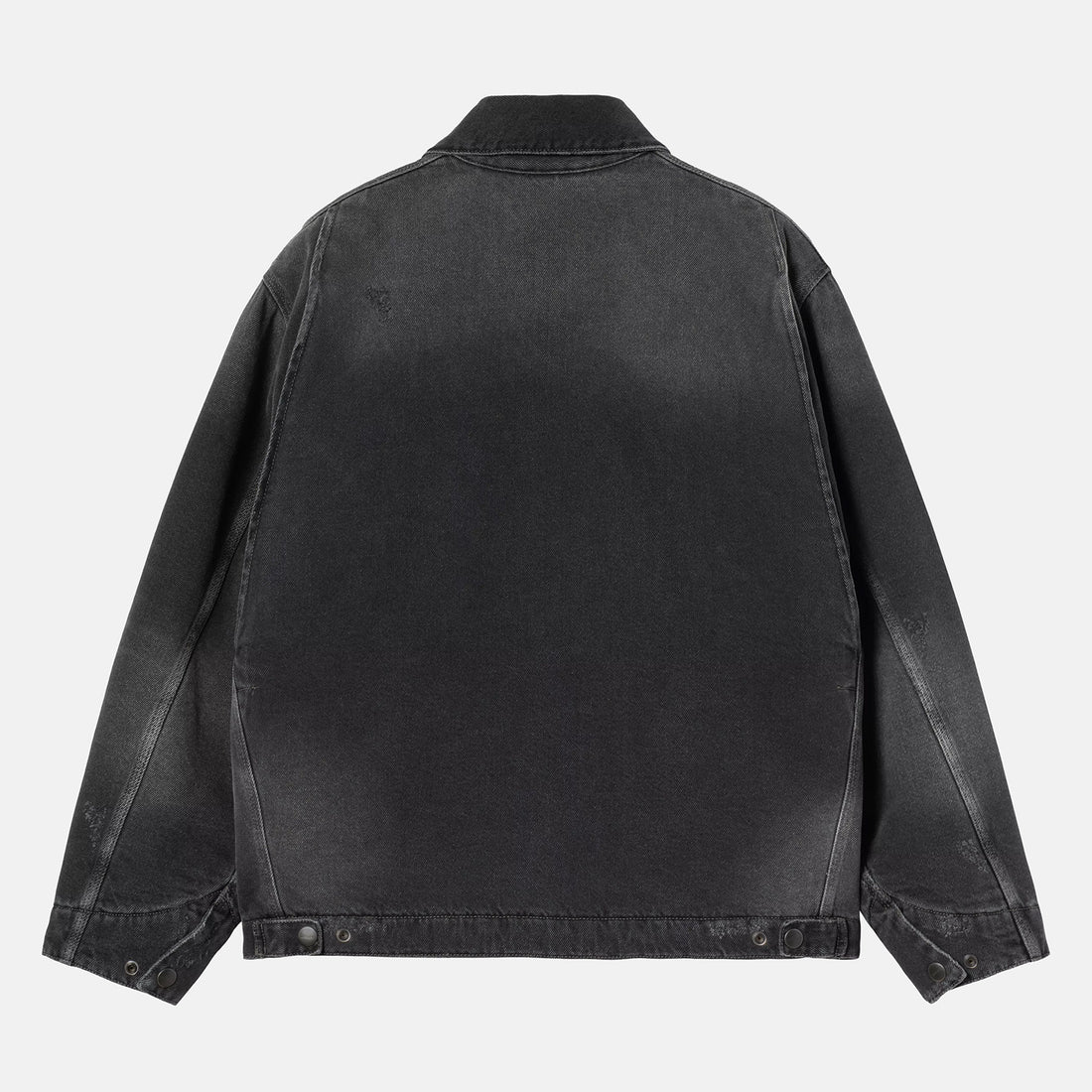 Carhartt WIP OG Detroit Jacket - Black Grind Wash Schwarz Bild 2