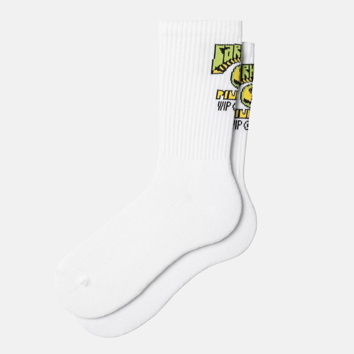 Carhartt WIP Pinball Socke - White Weiß Bild 1
