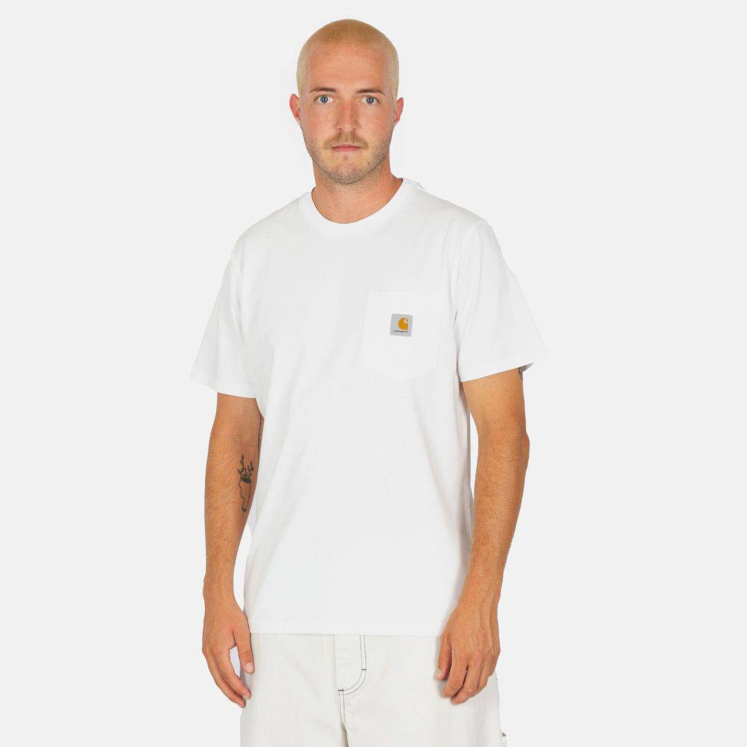 Carhartt WIP Pocket T-Shirt - White Weiß Bild 1