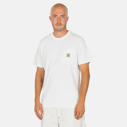 Carhartt WIP Pocket T-Shirt - White Weiß Bild 1