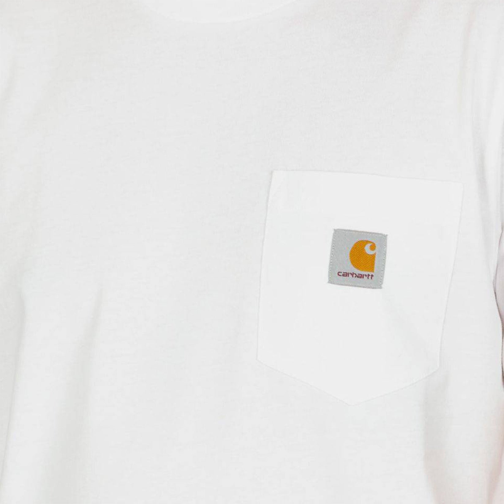 Carhartt WIP Pocket T-Shirt - White Weiß Bild 3